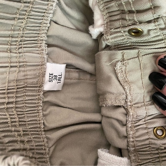 CREEKWOOD Mens DUCKS Elastic Waist Pants Khaki Tan 38 Tall - Picture 4 of 8